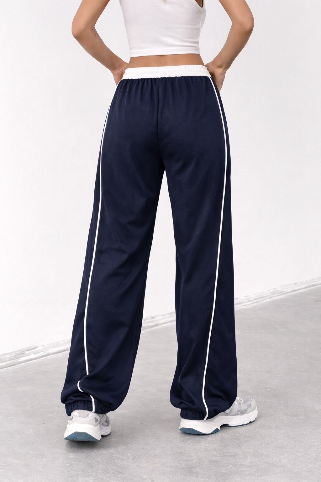 Wide Leg Track Pants