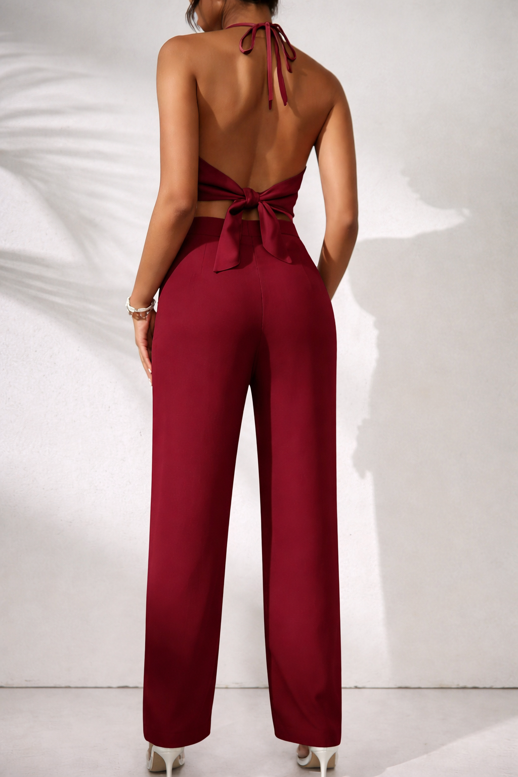 Lycra Luxe Drape Co-ord Set