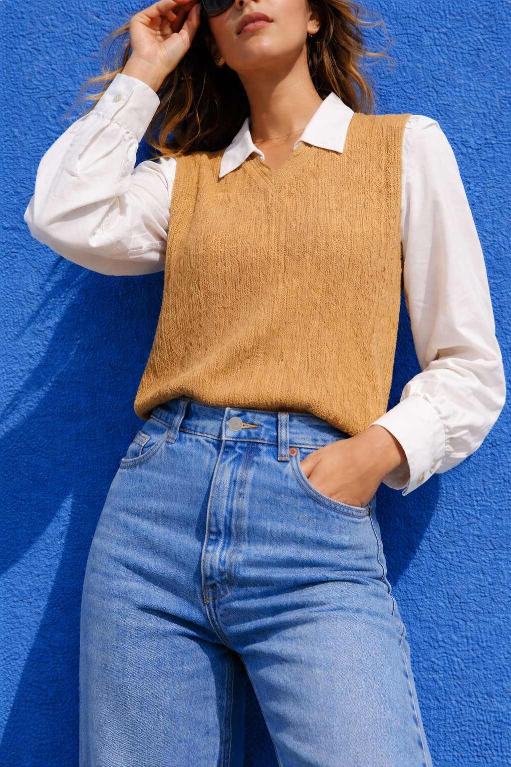 LayerLuxe Knit Vest Top