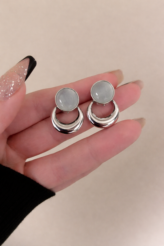 Luna Arc Statement Earrings
