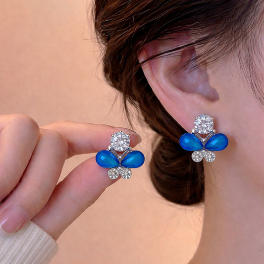 Azure Flutter Studs