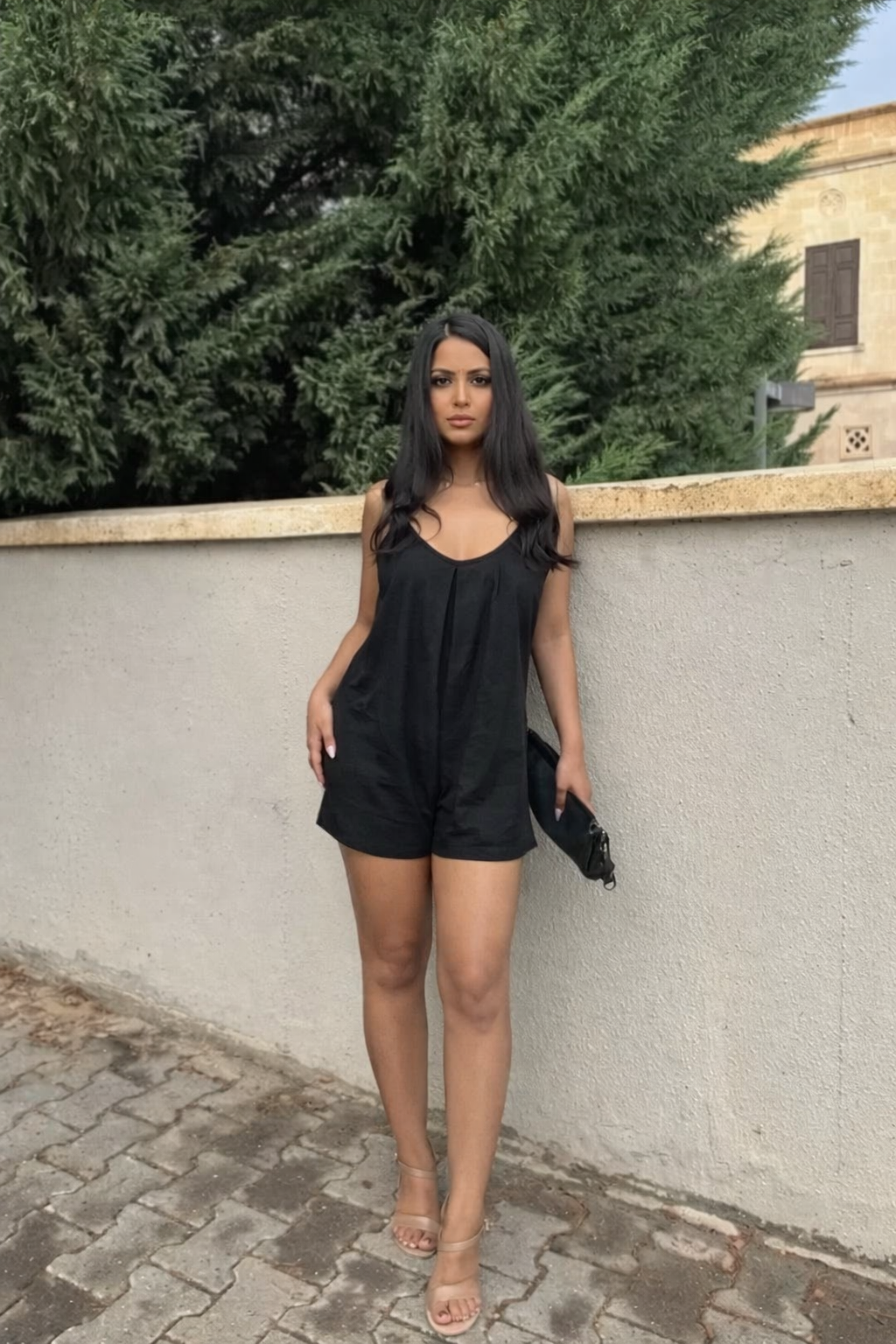 Midnight Flow Mini Romper