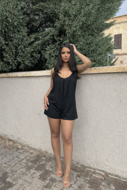 Midnight Flow Mini Romper