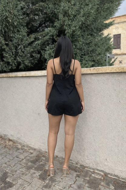 Midnight Flow Mini Romper
