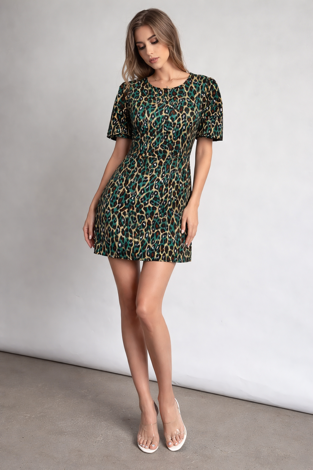 Emerald Wild Mini Dress