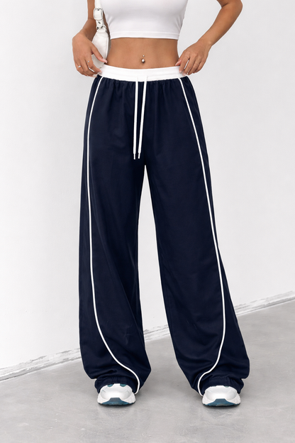 Wide Leg Track Pants