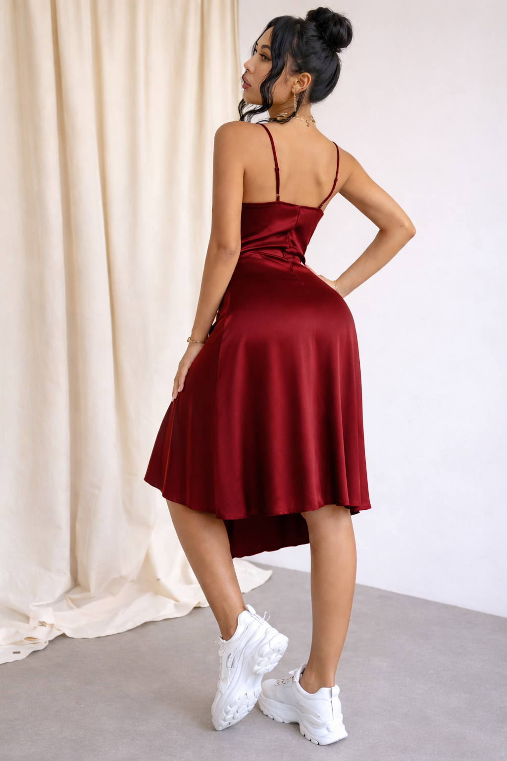 Silvara Drape Elegance Dress