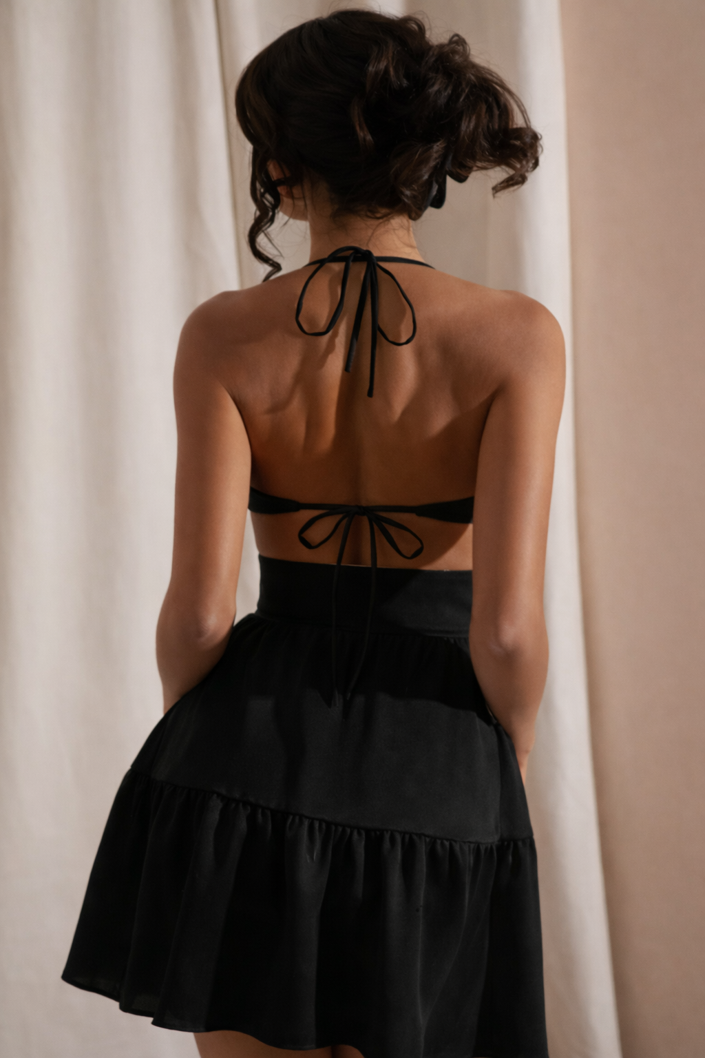 Lycra Lace Net Flare Charm Dress