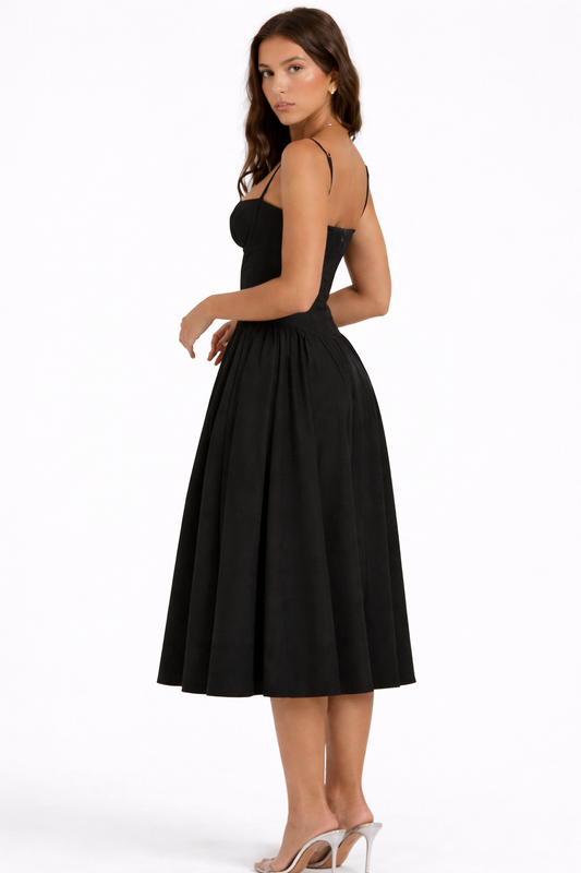 ElegaFit Corset Flare Dress