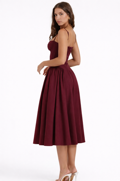 ElegaFit Corset Flare Dress