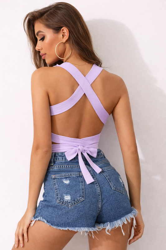 WrapRib Sculpt Strap Top