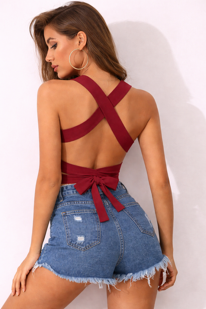 WrapRib Sculpt Strap Top