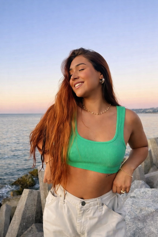 Ribbed Essence Crop Top