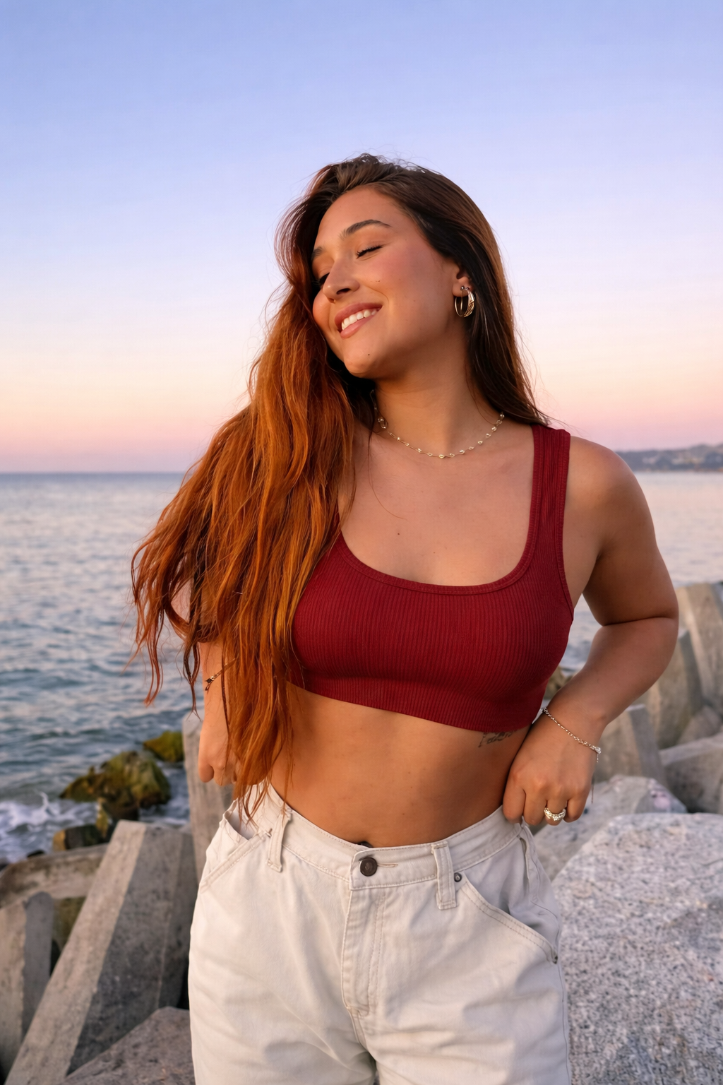 Ribbed Essence Crop Top