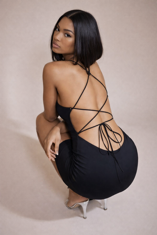 Sleek Aura Lycra Dress