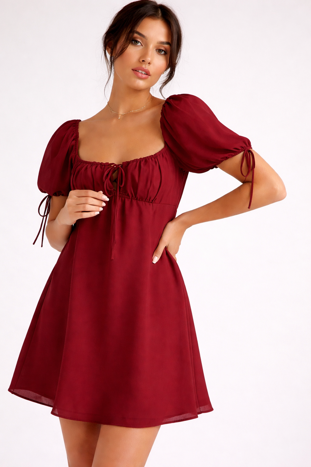 Velmira Charm Georgette Dress