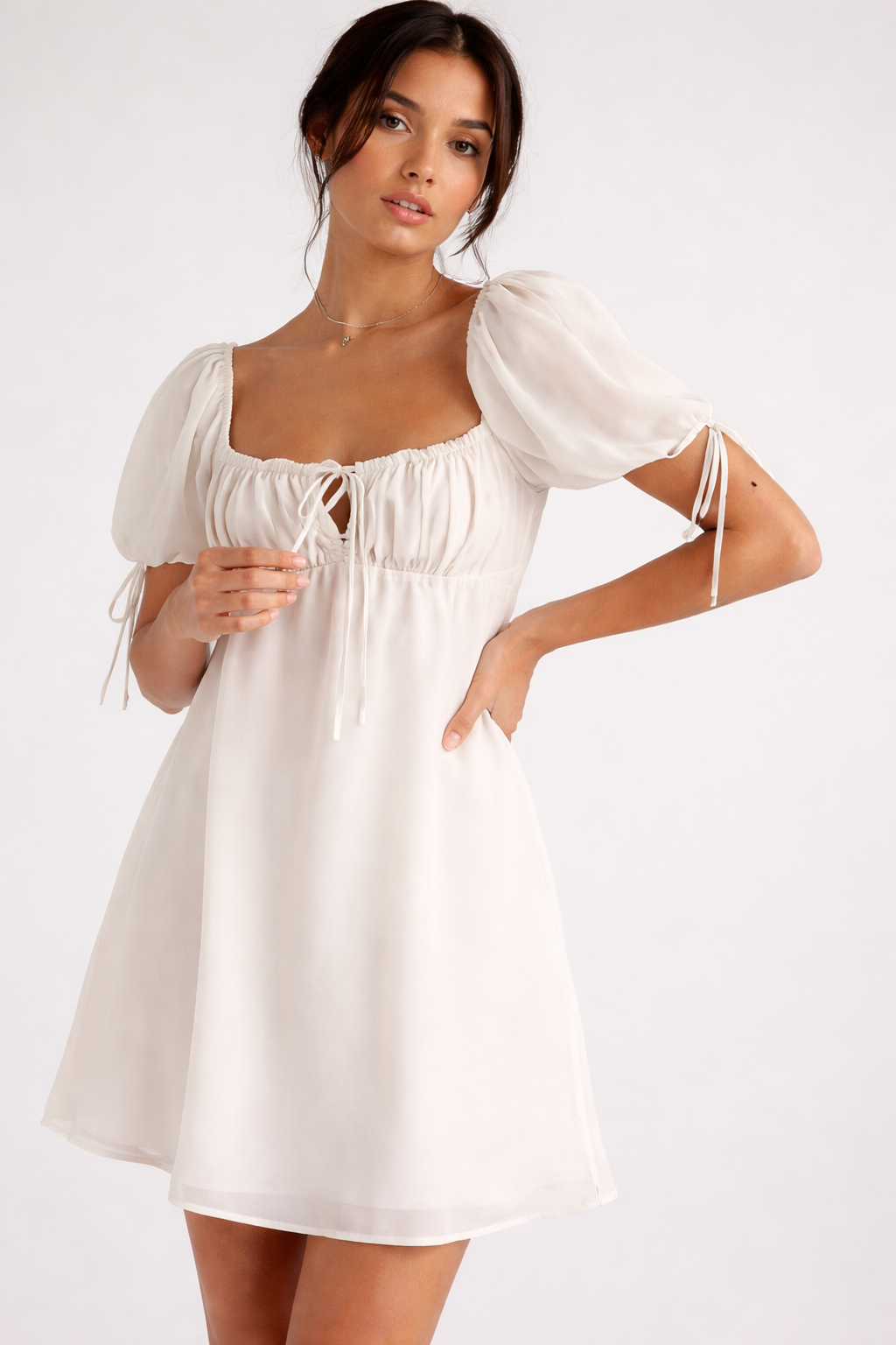 Velmira Charm Georgette Dress
