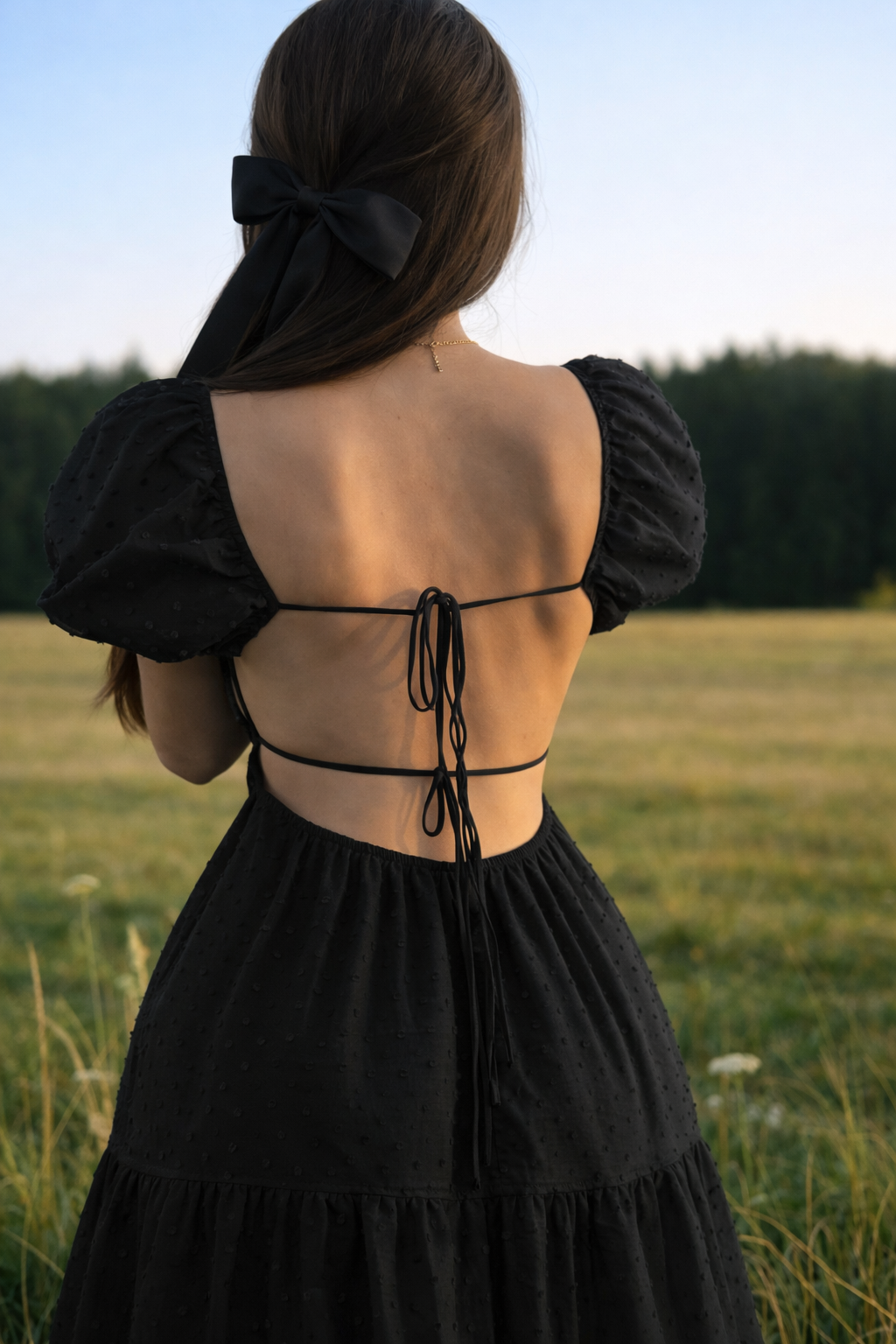 Whispering Meadow Dobby Dress