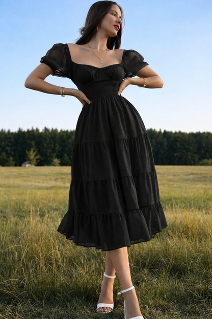 Whispering Meadow Dobby Dress