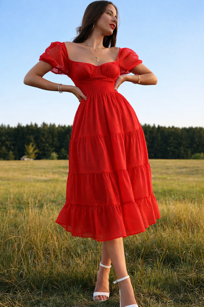 Whispering Meadow Dobby Dress