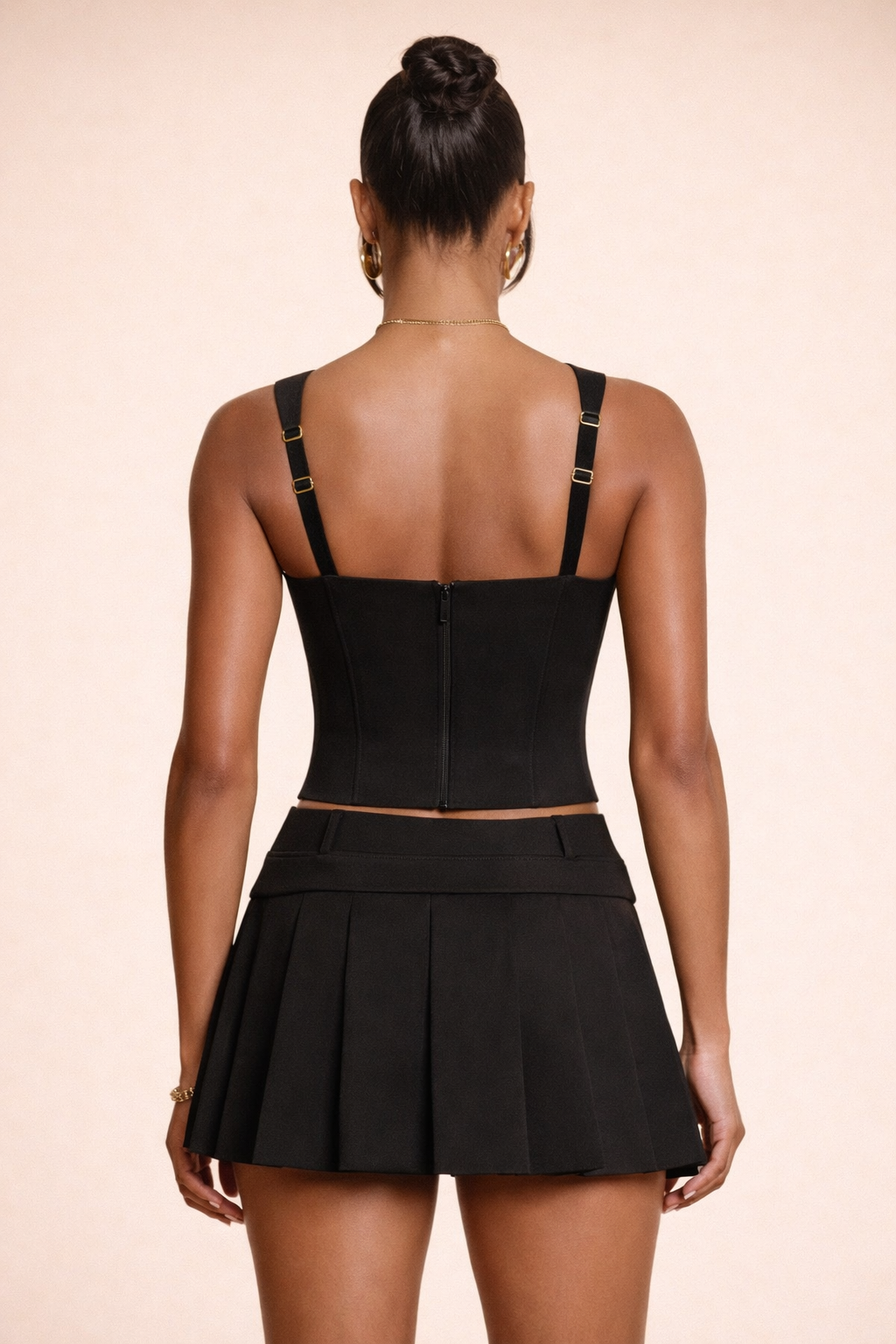 Lycra Elite Pleated Co-ord Set