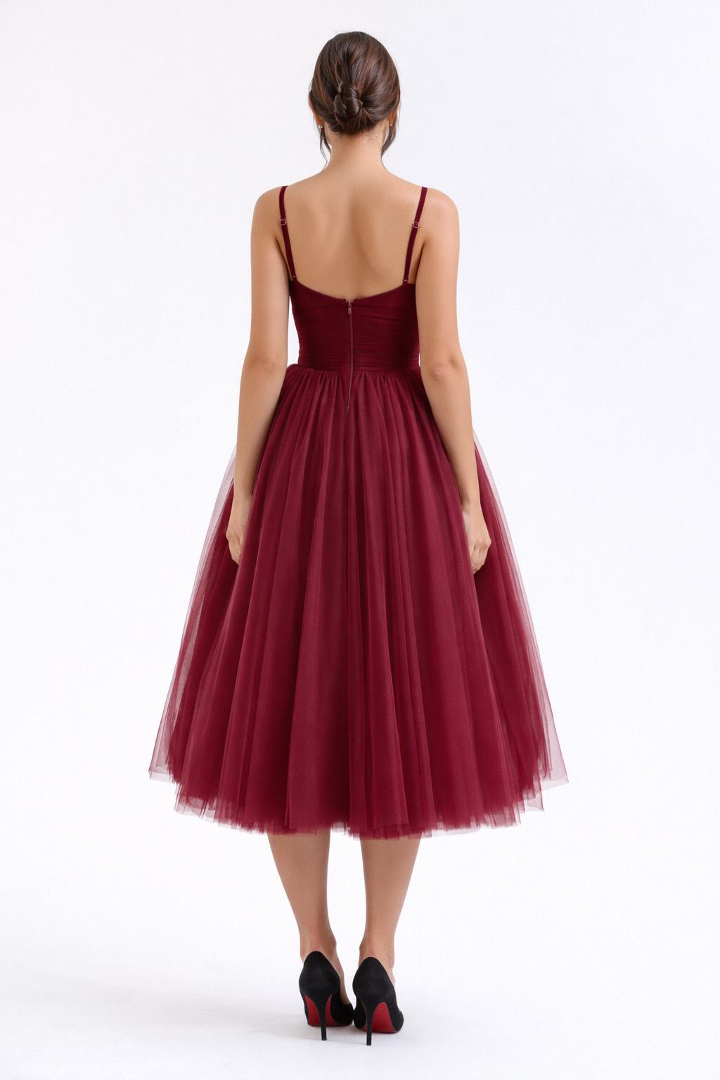 Elara Tulle Lycra Dress