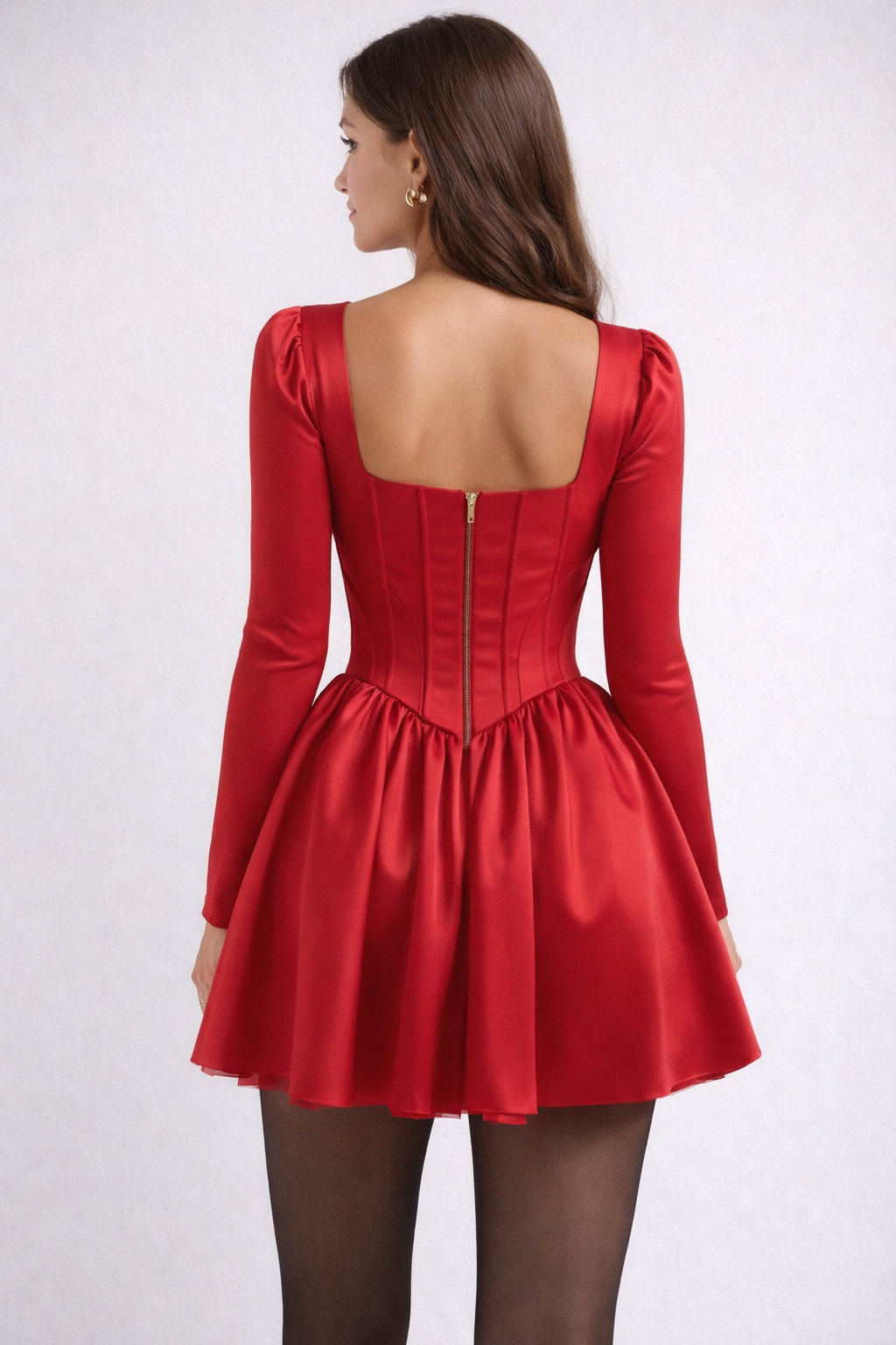 Lycra Corset Flare Dress
