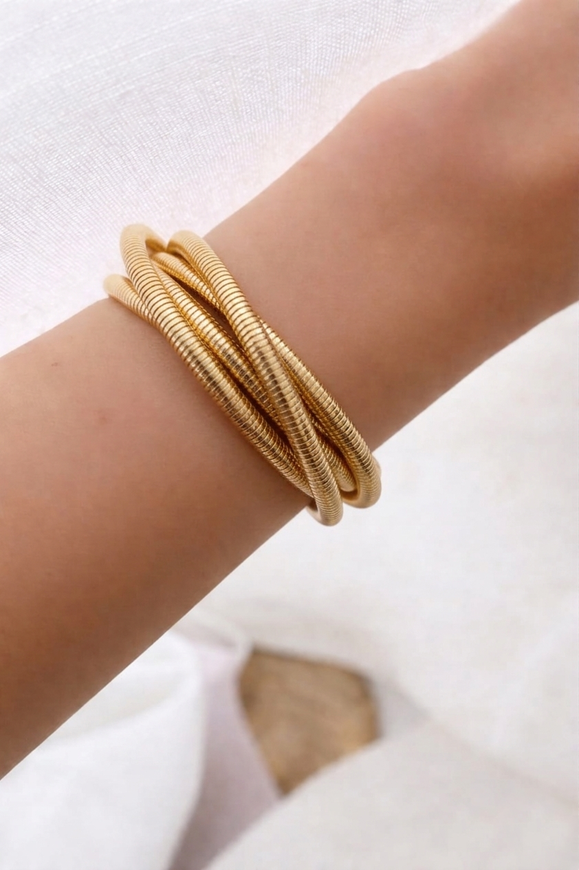 Golden Coil Luxe Stack
