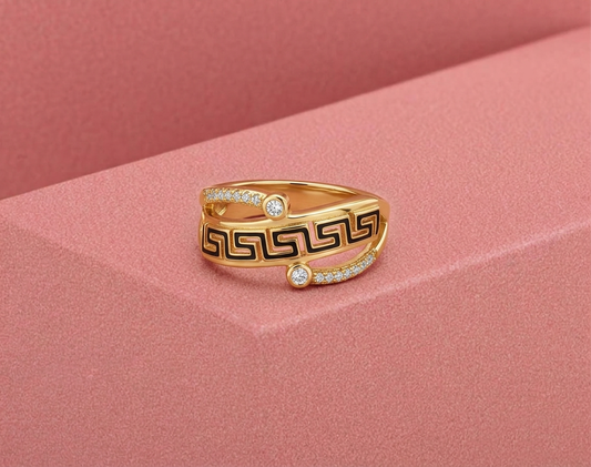 Imperial Meander Spark Ring