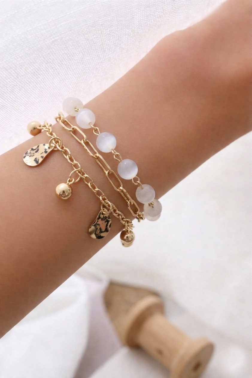 Golden Frost Charm Stack