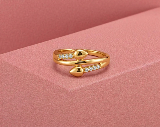 Twin Heart Glow Ring