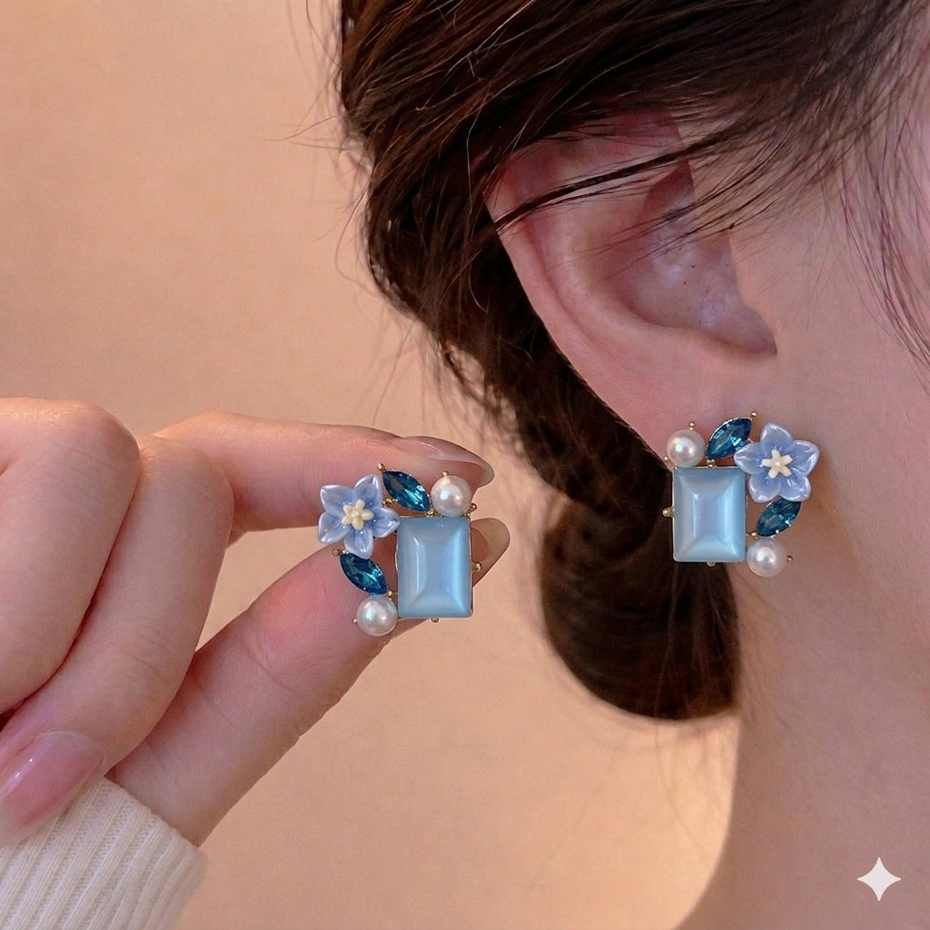 Sky Bloom Studs