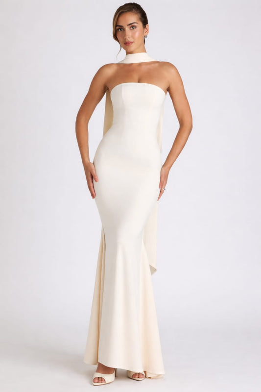 Ethereal Sculpt Maxi Dress