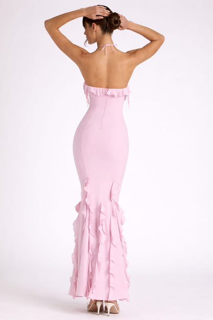 FlairMuse Ruffle Gown