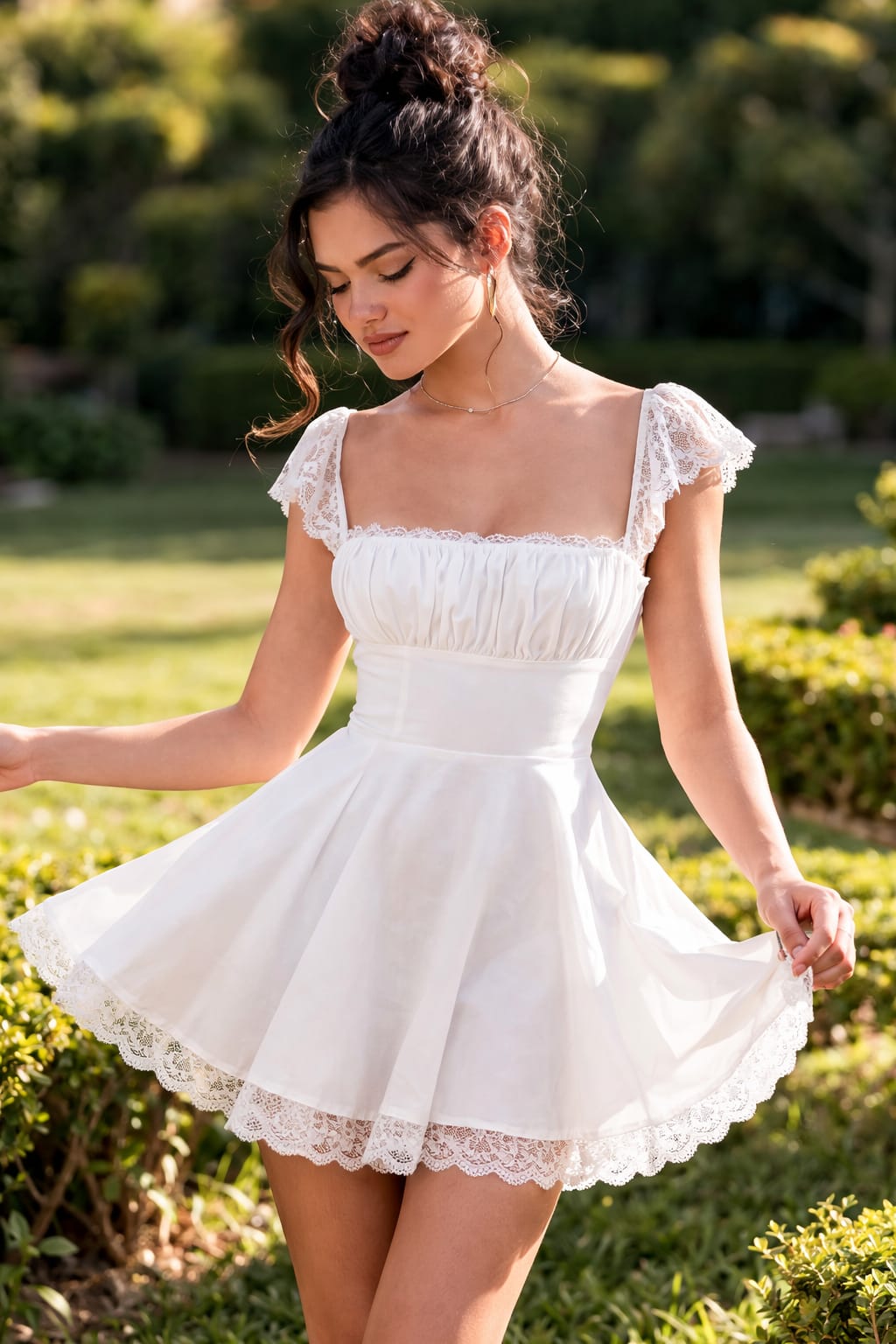 Lunaria Grace Flare Dress