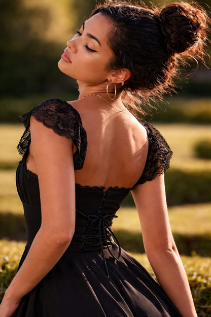 Lunaria Grace Flare Dress