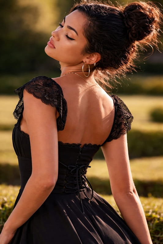 Lunaria Grace Flare Dress