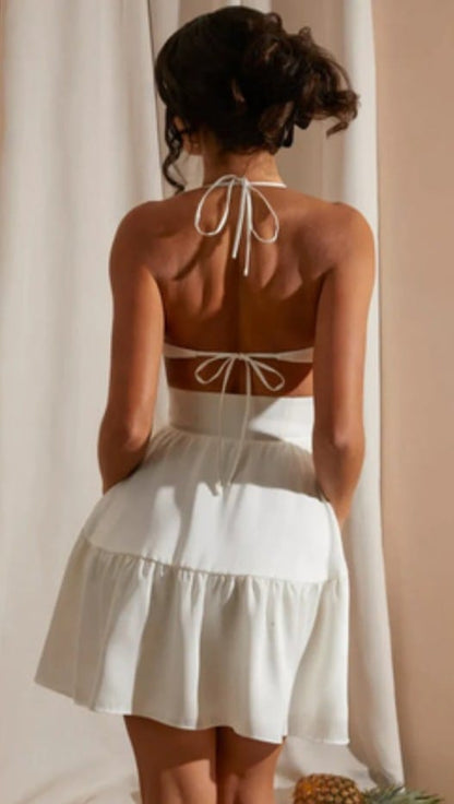 Lycra Lace Net Flare Charm Dress